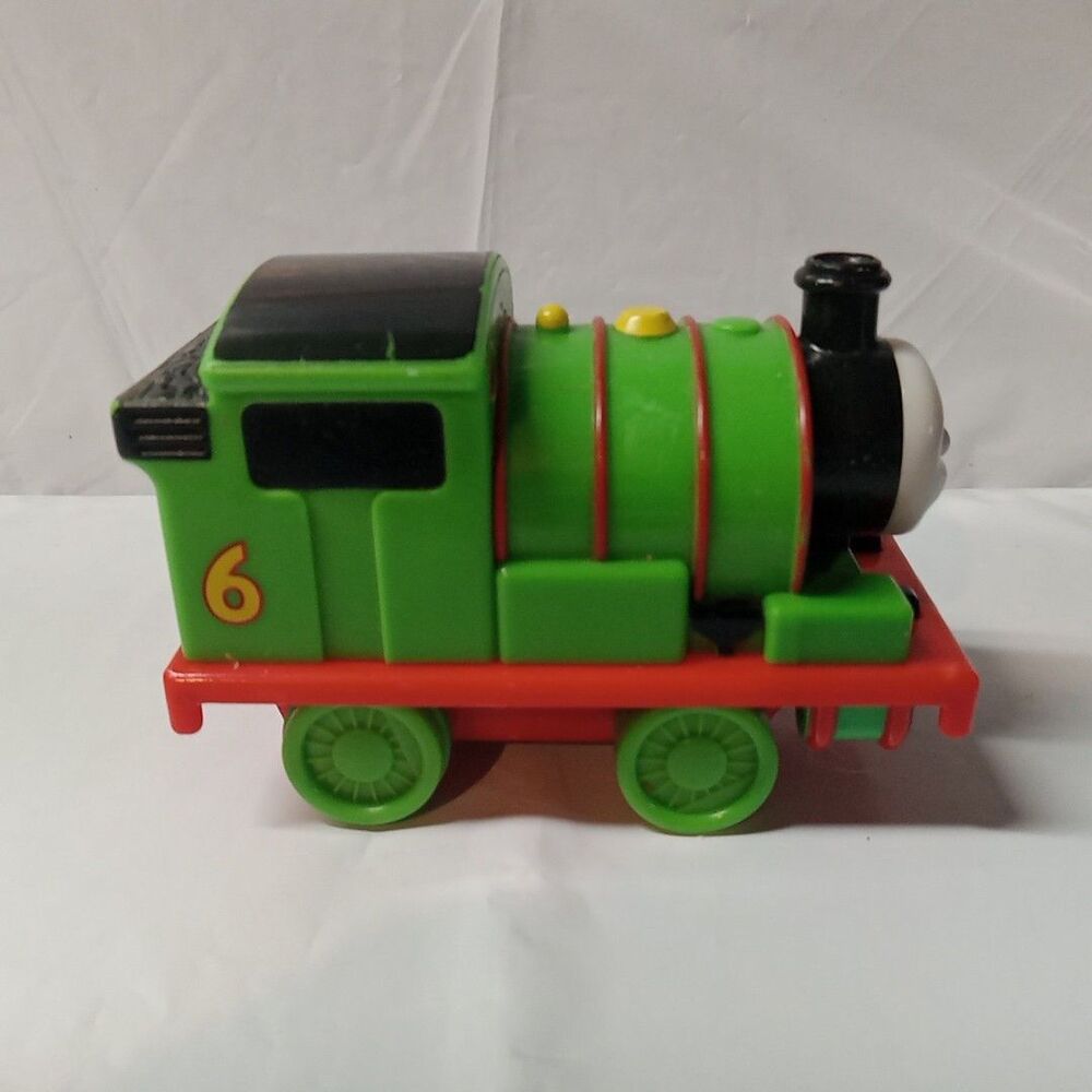 Thomas the Train & Friends Percy Pull Back and Go Moves Plastic Car Mattel 2009